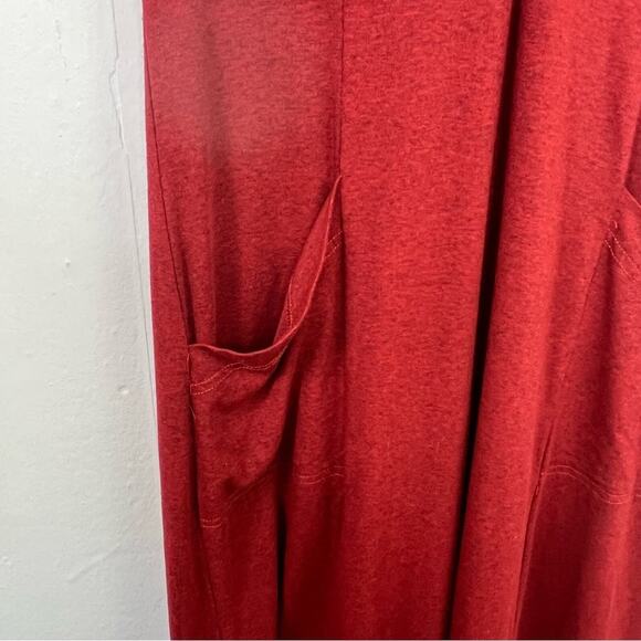Anni Kuan Burgundy Fair Trade Dress Size Medium - Picture 9 of 12